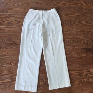Vintage Lily's of Beverly Hills Women’s White Dress Pants Size 8  Made in USA